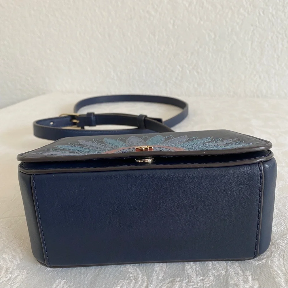 Tory Burch Lilium Micro Satchel Navy blue